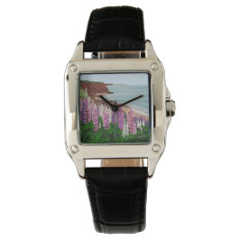 Cavendish Cliffs and Lupins Watch Armbandsur