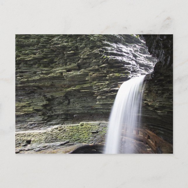Cavern Cascade, Watkins Glen State Park, New York Vykort (Framsida)