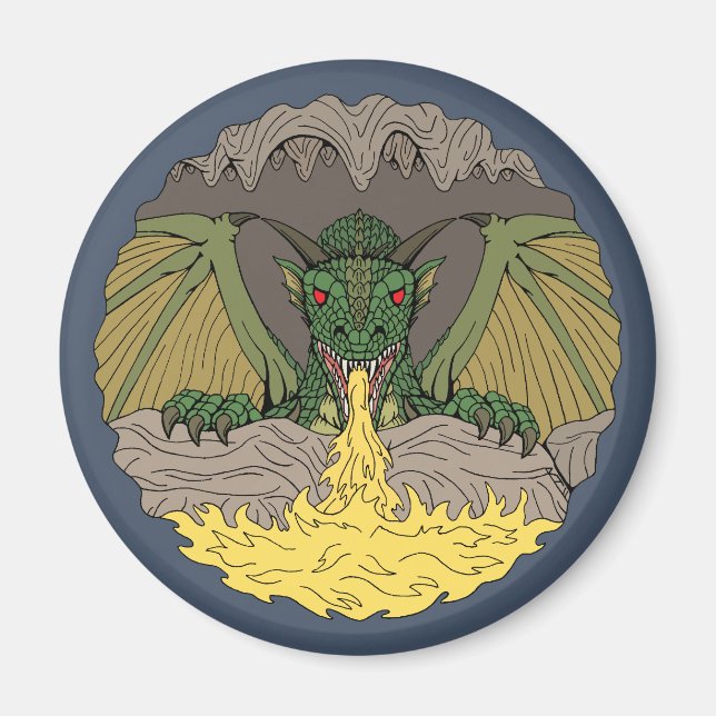 Cavern Dragon 2016 Magnet (Framsidan)