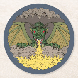 Cavern Dragon 2016 Underlägg Papper Rund