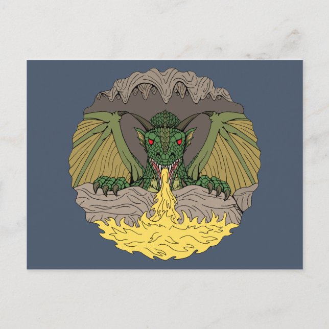 Cavern Dragon 2016 Vykort (Framsida)