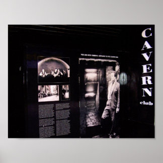Cavern Klubb Original Entrance, Liverpool, Storbri Poster