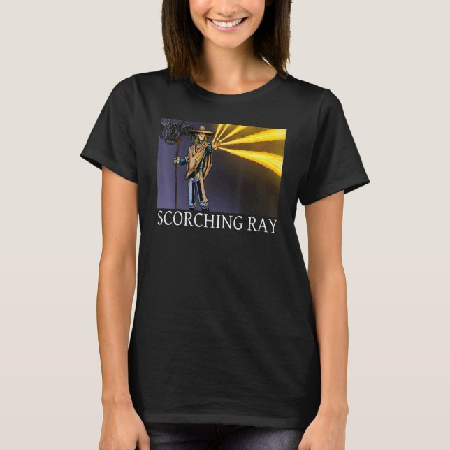Caverners & Creatures Scorching Ray T Shirt (Framsida)