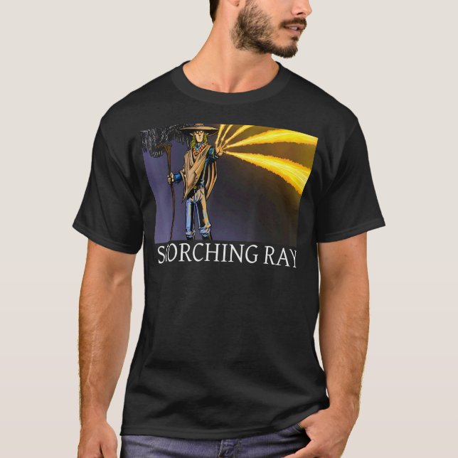 Caverners & Creatures Scorching Ray T Shirt (Framsida)