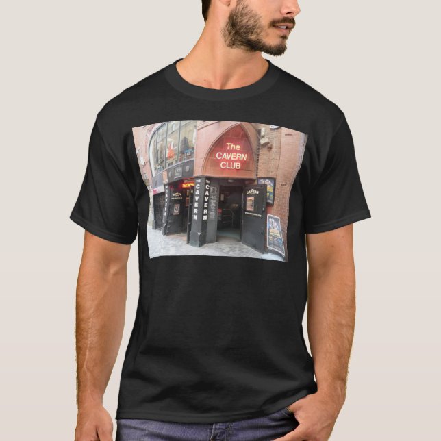 Cavernklubben i Liverpools den Mathew gatan T-shirt (Framsida)