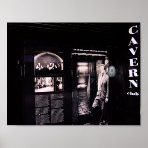 Cavernklubboriginal hänrycker, Liverpool, UK. Poster