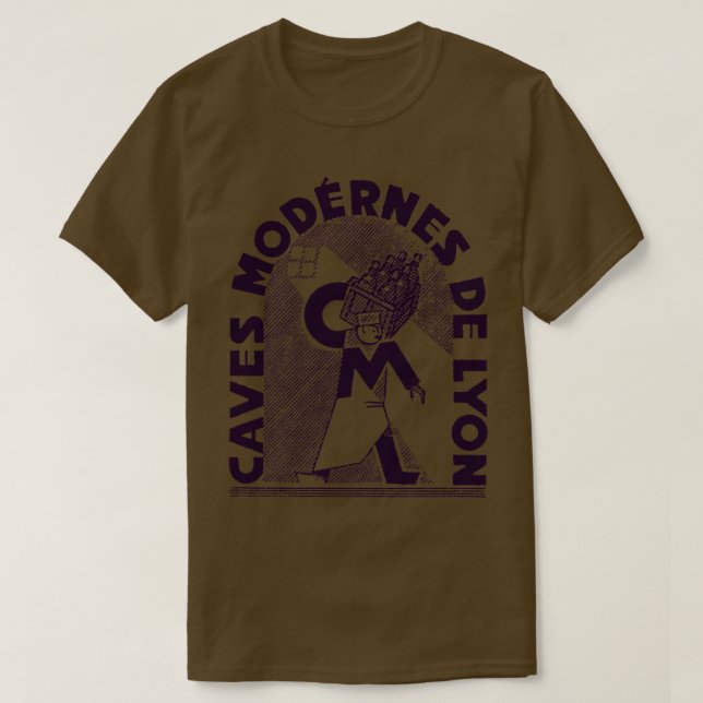 Caves Modernes De Lyon T Shirt (Design framsida)