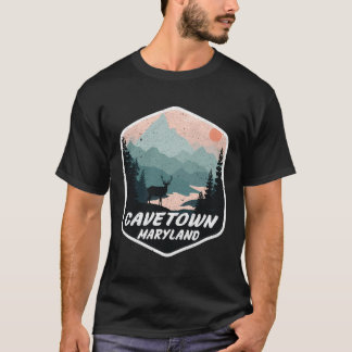 Cavetown Maryland Md Mountains Hike Hiking Souveni T Shirt