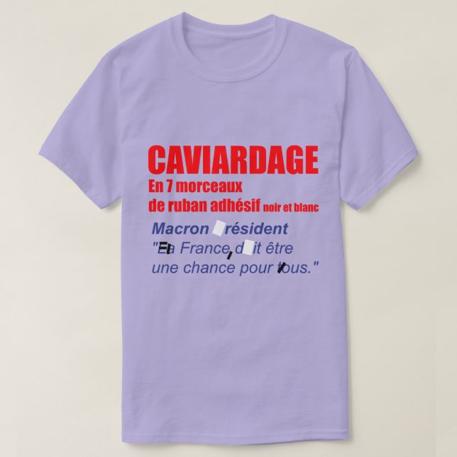 Caviardage en 7 morceaux Val Presidents T Shirt (Design framsida)