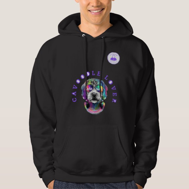 Cavoodle Älskare Hoodie av FitFlex (Framsida)