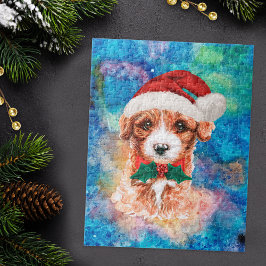 Cavoodle Breed Hund jul Pussel