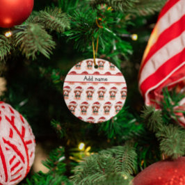 Cavoodle Hund aveln julstjärnor Julgransprydnad Keramik