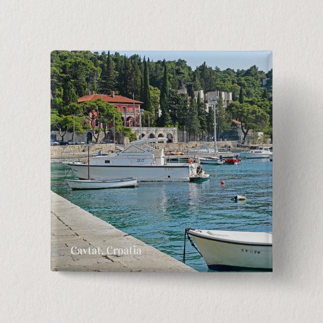 Cavtat, Kroatiens syn på Vatten Knapp (Framsida)