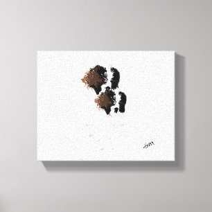 Cavvas Art : Fångst i Snöstorm Canvastryck