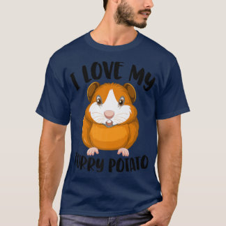 Cavy Älskare Guinea Gris Owners i Kärlek Mitt Håri T Shirt