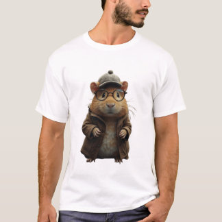 Cavy Detektiv - Myuseet Älskare TinyFur Shirt T