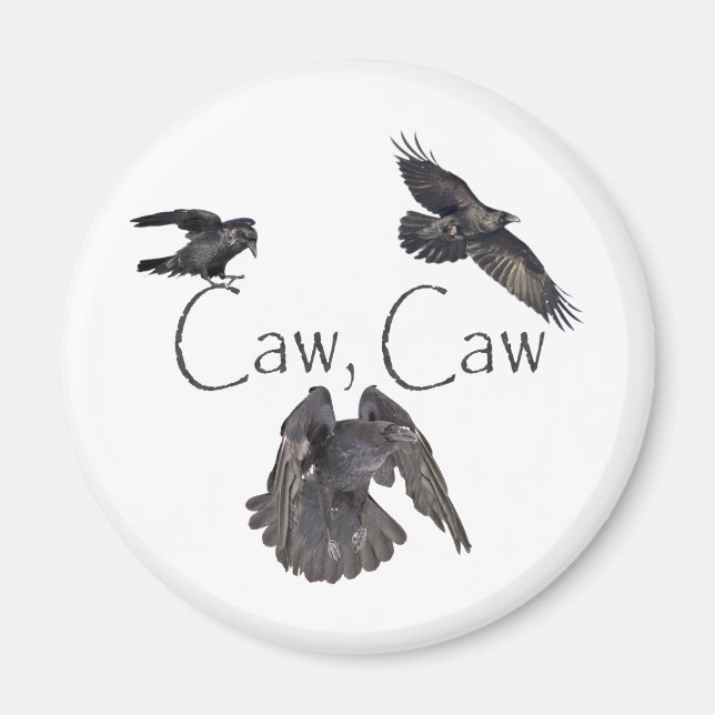 Caw Caw Magnet (Framsidan)