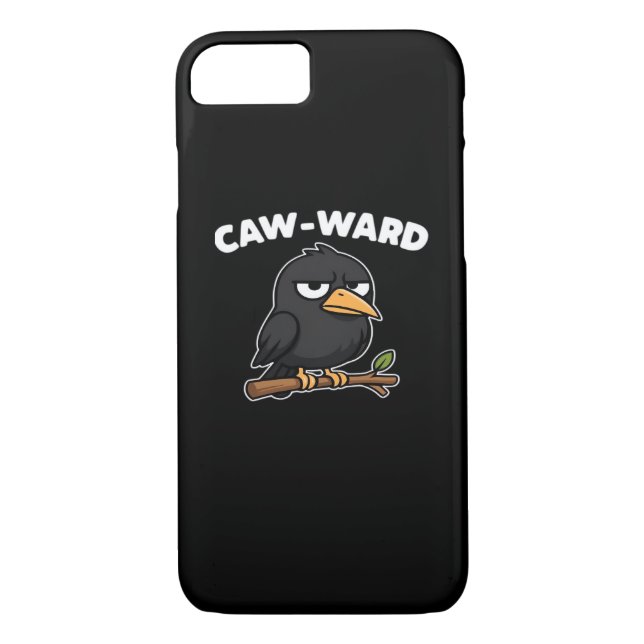Caw-Ward Funny Quote Case-Mate iPhone Skal (Baksida)