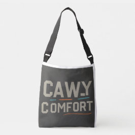 CAW_Y tvåfärgad bokstavsdesign Axelväska