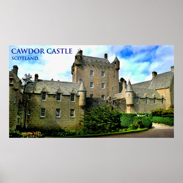 cawdor castle scotland poster (Framsidan)
