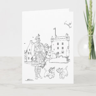 Cawdor slott, Skottland Kort