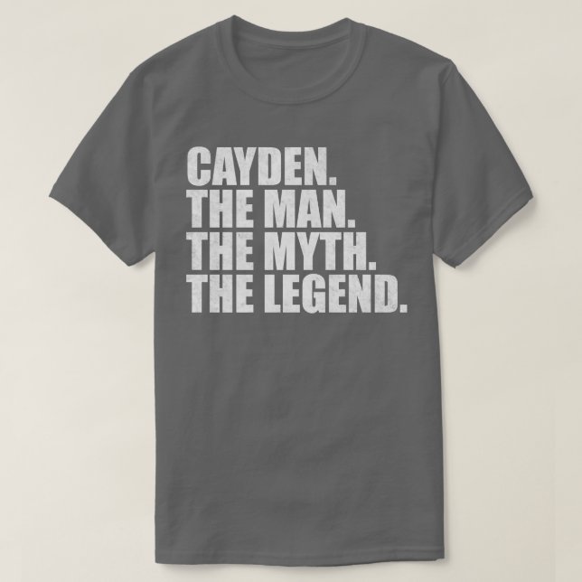 CaydenCayden Namn Cayden given namn T Shirt (Design framsida)