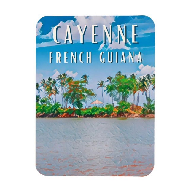 Cayenne, la porte d'entrée de la Guyane française Magnet (Vertikal)
