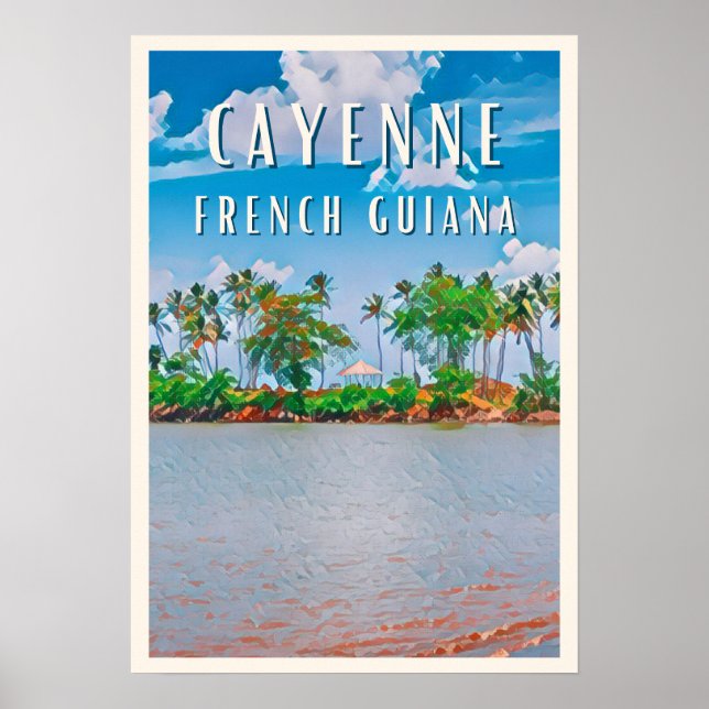 Cayenne, la porte d'entrée de la Guyane française Poster (Framsidan)
