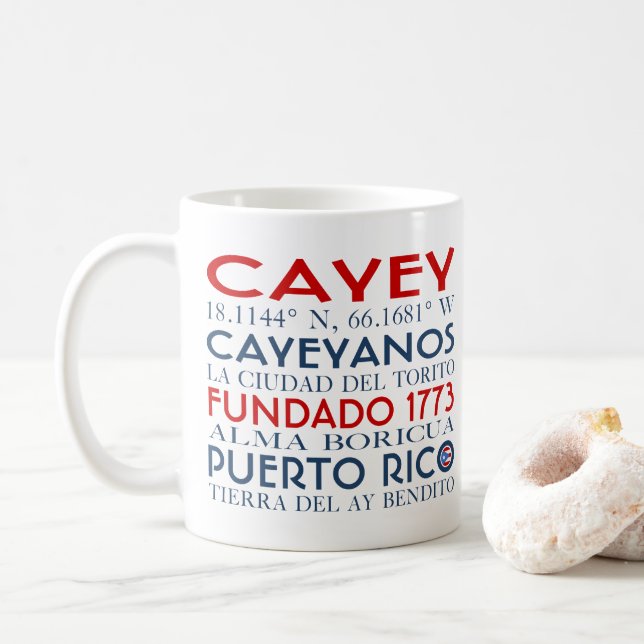 Cayey Puerto Rico Kaffemugg (Med munk)