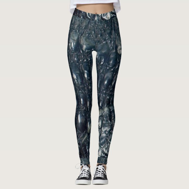 Cayman Crokodile Skin Design Leggings (Framsida)