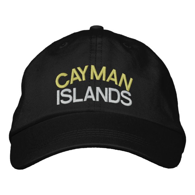 CAYMAN ISLANDS cap Broderad Keps (Framsida)