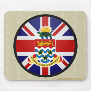 Cayman Islands cirklar den kvalitets- flagga Musmatta