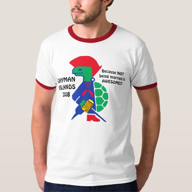 Cayman Islands fantastiskskjorta Tee (Framsida)