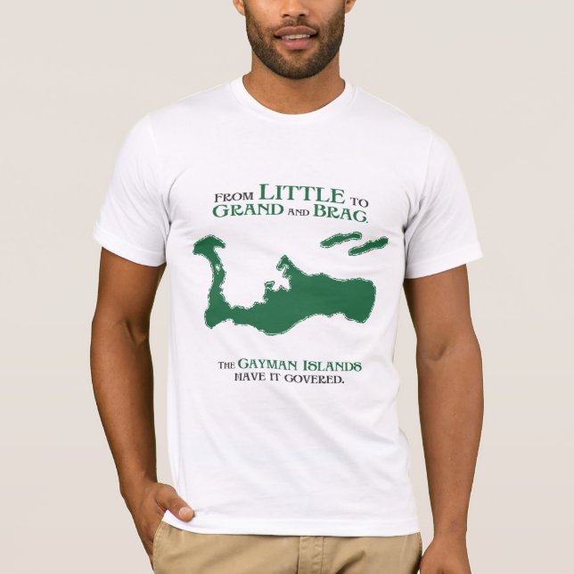 Cayman Islands… fick det täckt! Tee Shirt (Framsida)