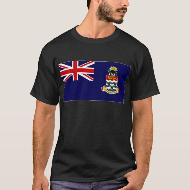 Cayman Islands flagga T-shirt (Framsida)