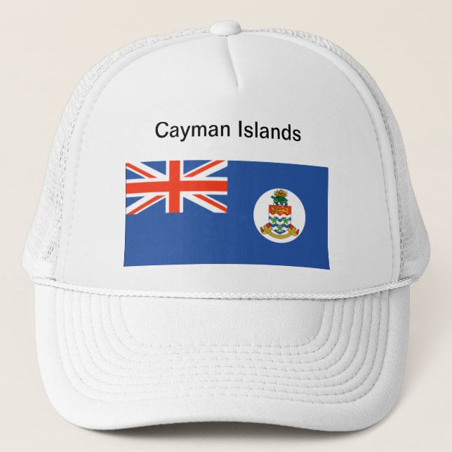 Cayman Islands flaggahatt Truckerkeps (Framsida)