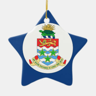 Cayman Islands Julgransprydnad Keramik