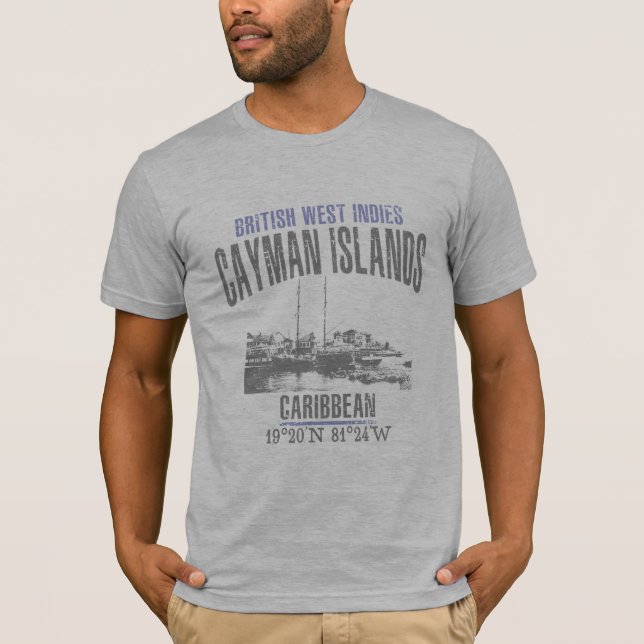 Cayman Islands T Shirt (Framsida)