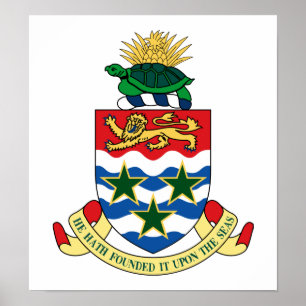 Cayman Islands vapensköld Poster
