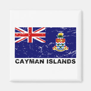 Cayman Islands vintageflagga Magnet