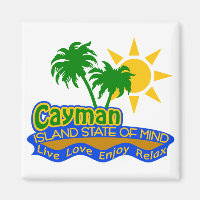 Cayman State of Mind Magnet