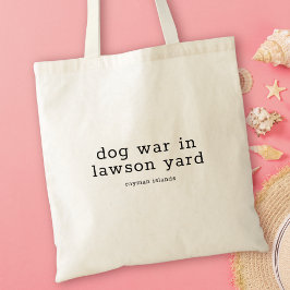 Caymanian Dialect Folk Sång Hund Krig i Lawson Yar Tygkasse