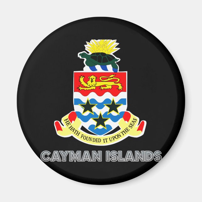 Caymanian Emblem Magnet (Framsidan)