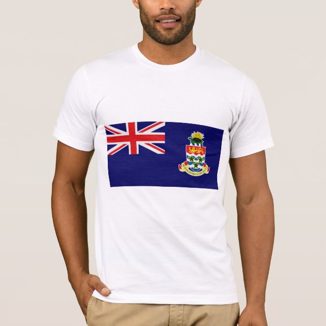 Caymanö flagga tee shirt (Framsida)