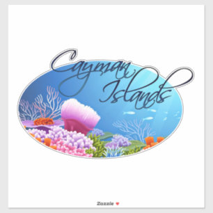 Caymanöarna decal klistermärken