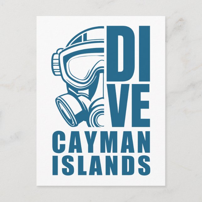 Caymanöarna Diving Vykort (Framsida)