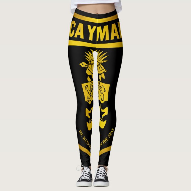 Caymanöarna Emblem Leggings (Framsida)