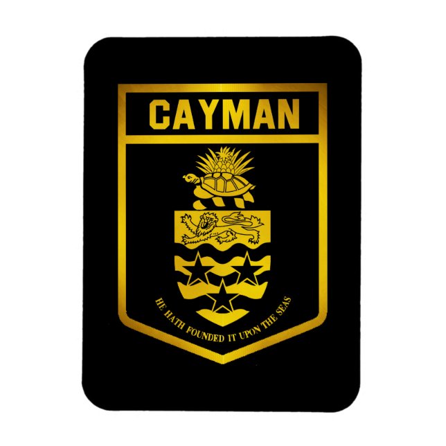 Caymanöarna Emblem Magnet (Vertikal)