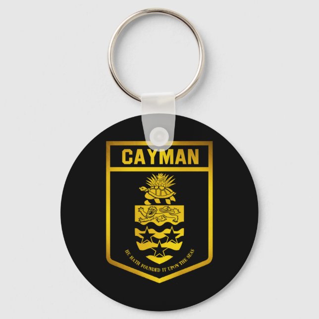 Caymanöarna Emblem Nyckelring (Framsida)