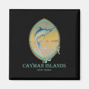 Caymanöarna Fishing Älskare Magnet